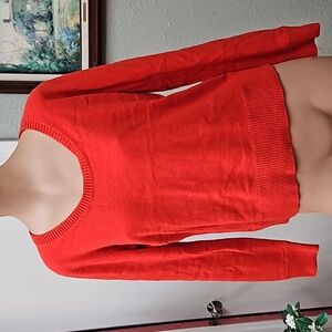 Cute red lightweight sweater size M